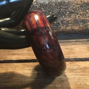 Cara Couture NY  Purple Snakeskin Bracelet